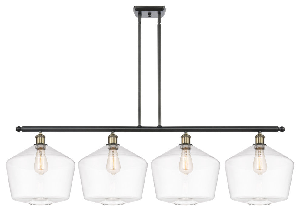 Innovations 516-4I-BAB-G652-12-LED 4-Light Island Light, Black Antique Brass