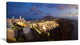 "Thira Santorini Greece Panorama" Landscape Print Wall Art, 1 Panel, 60"x28"