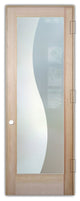 Interior Prehung Door or Interior Slab Door - Divise - Douglas Fir (stain...