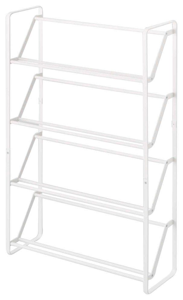 Frame Slim Shoe Rack, White