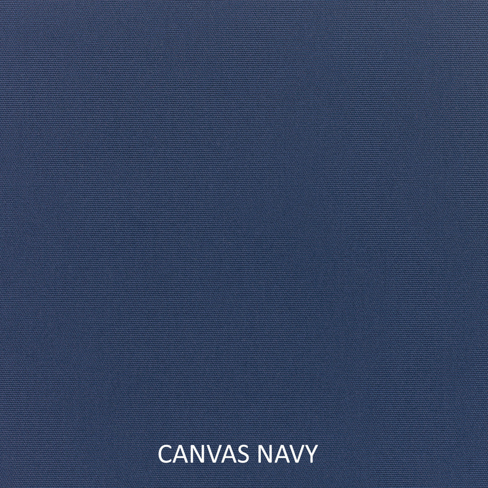 Sunbrella Navy Blue With Jockey Red Outdoor Bench Cushion 37-48", Corded