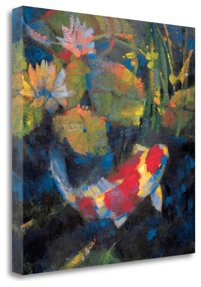 "Water Garden I" By Leif Ostlund, Giclee Print on Gallery Wrap Canvas
