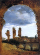 Francois-Marius Granet Ruined Columns in the Colosseum Wall Decal