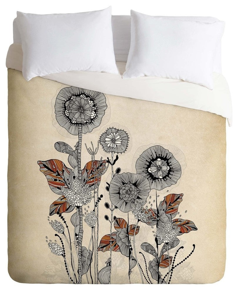 Deny Designs Iveta Abolina Floral 3 Duvet Cover - Lightweight