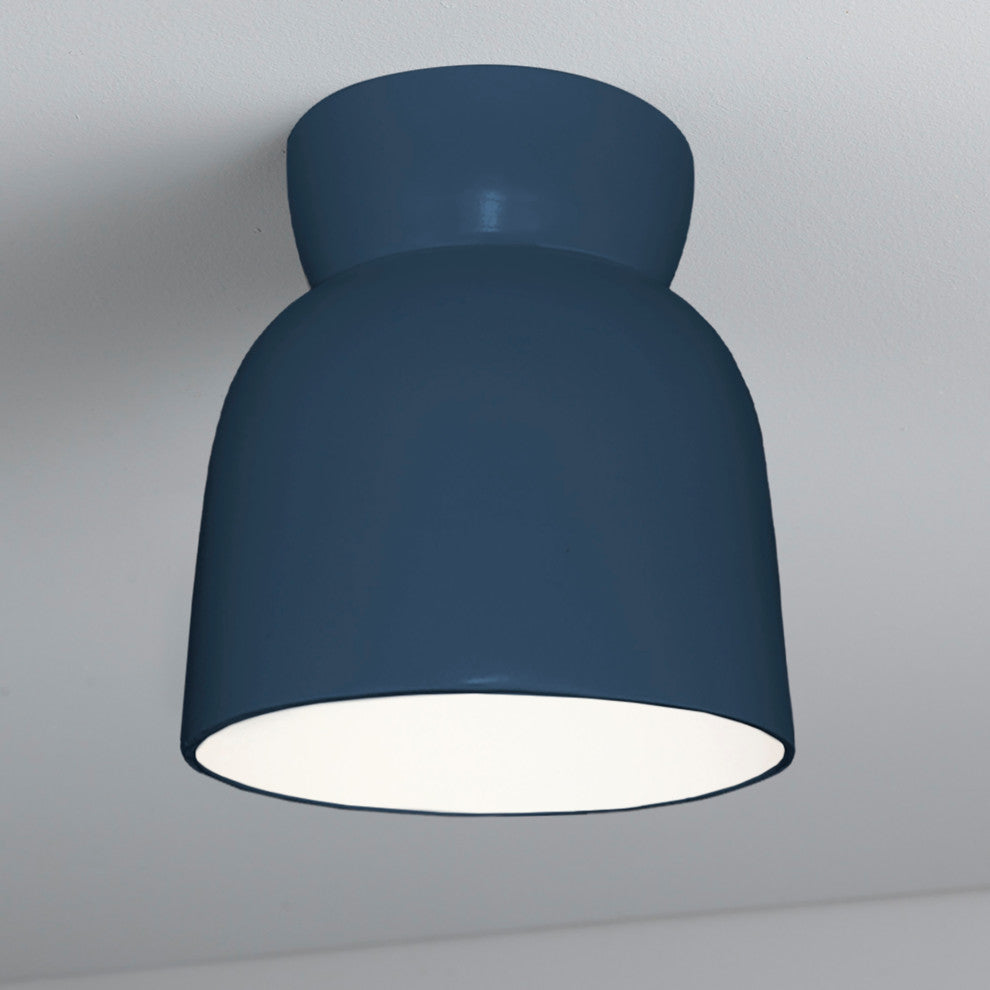 Hourglass Outdoor Flush-Mount, Midnight Sky, Incandescent