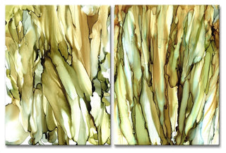 Ready2HangArt 'Puddles & Cattails' Canvas Wall Decor Set, 30"x40" 2-Panels