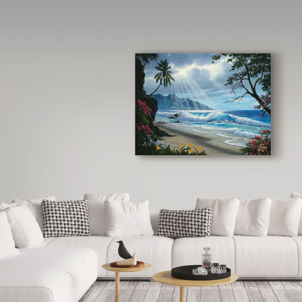 "Waves Under Clouds 2" by Anthony Casay, Canvas Art, 24"x18"
