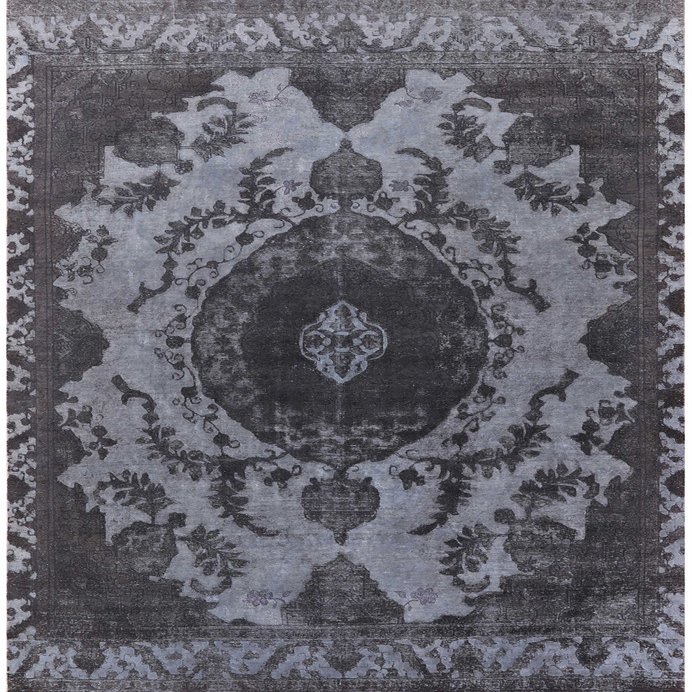 Ahgly Company Indoor Square Mid-Century Modern Area Rugs, 5' Square
