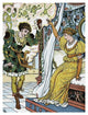 "Frog Prince - The Transformation" Digital Paper Print by Walter Crane, 26"x34"