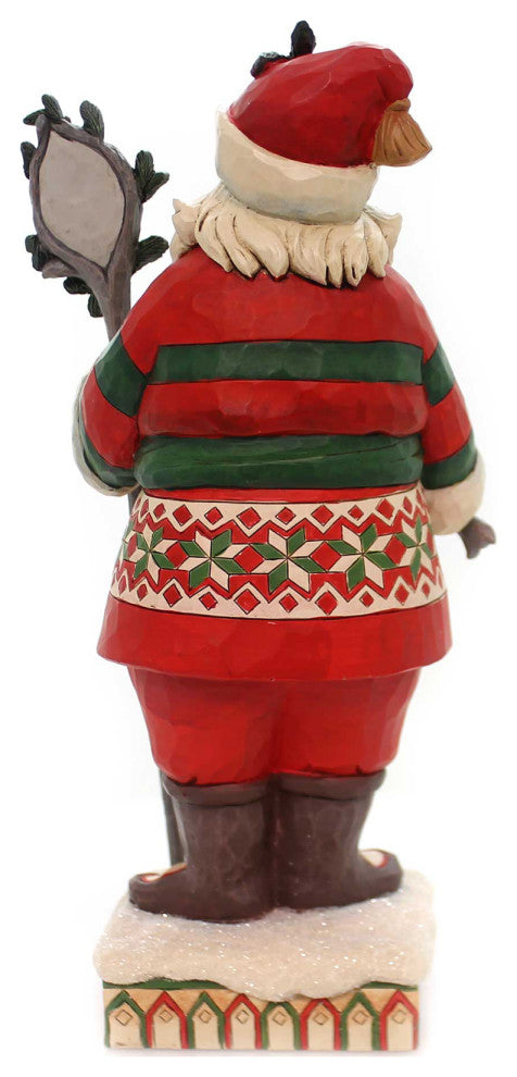 Jim Shore Wonder In The Wilderness Polyresin Woodsy Santa 6001469