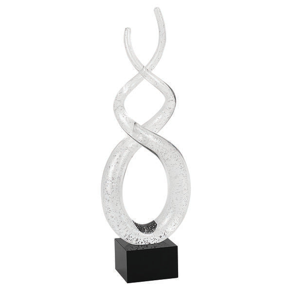 Badash GW659 Silver Murano Blown Art Glass Crystal Base Centerpiece