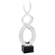 Badash GW659 Silver Murano Blown Art Glass Crystal Base Centerpiece
