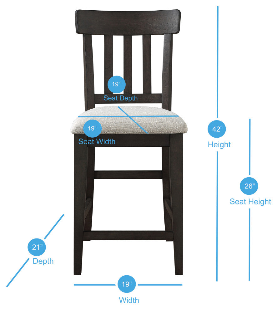 Napa Counter Chair Set of 2