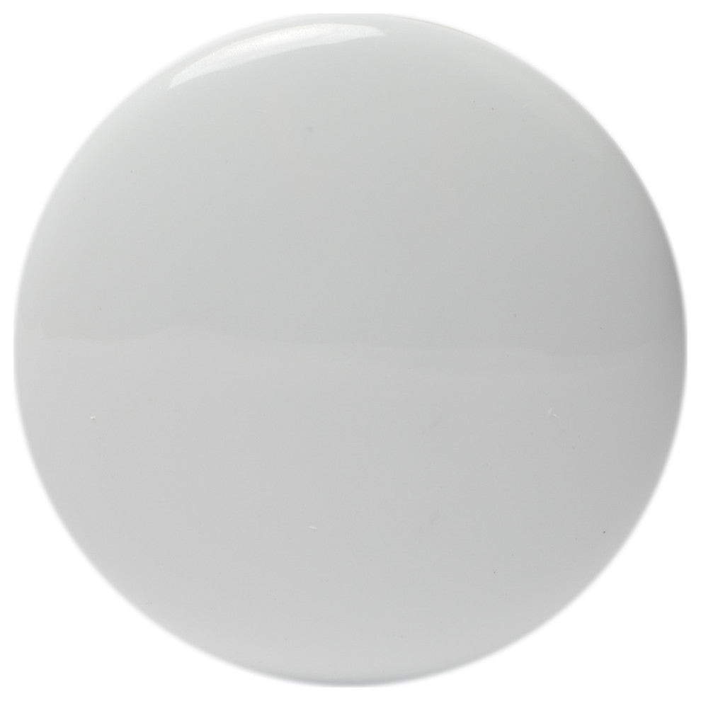 White Ceramic Mushroom Top Pop Up Drain for Sinks With Overflow