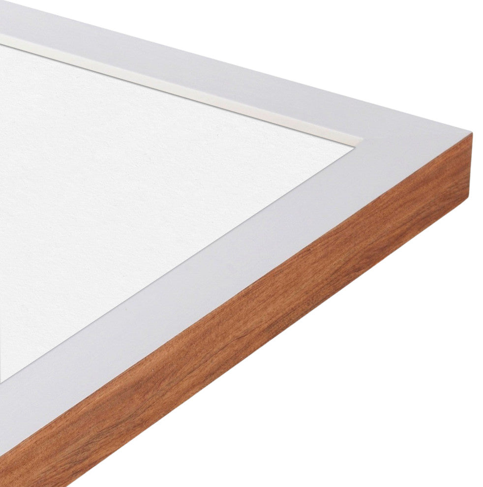 18" x 24" Steel White 13/16" Ramino Picture Frame