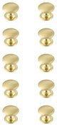 KB2004-GD-10PK Kaid 1.2" Mushroom Knob, Set of 10