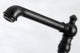 Kingston Brass Bridge Kitchen Faucet With Sprayer, Matte Black