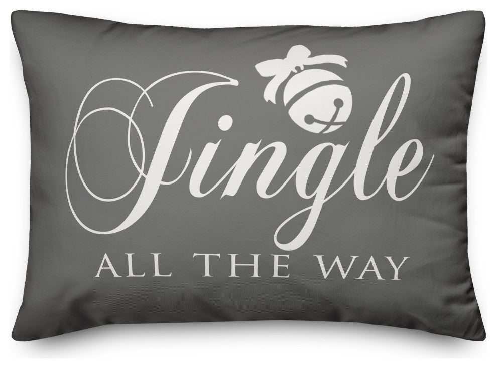 Jingle All The Way 14"x20" Throw Pillow