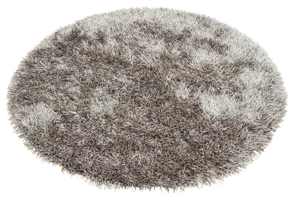 Tirish Contemporary Area Rug, 7'9" Round