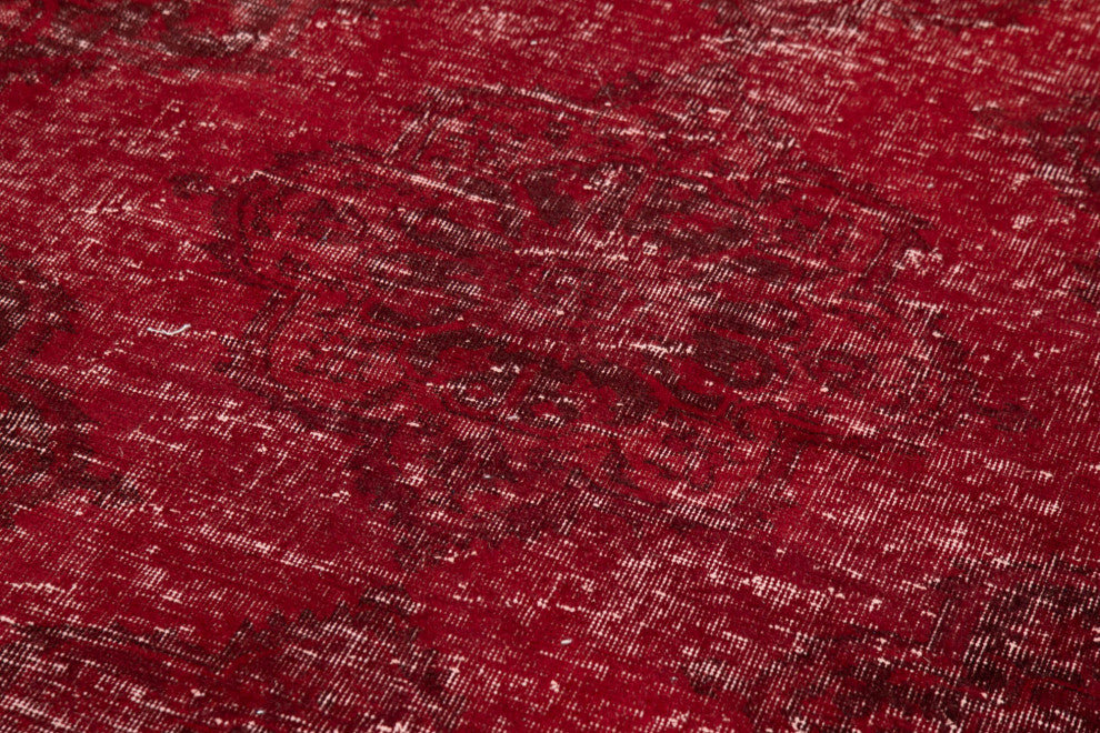 Rug N Carpet - Hand-knotted Turkish 4' 9" x 12' 6" Vintage Runner Rug