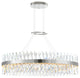 Glace Integrated LED Chrome Chandelier