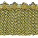 Bullion fringe Trim with Scroll & Rosette Header, Color# LX04 [Sold By The Yard]
