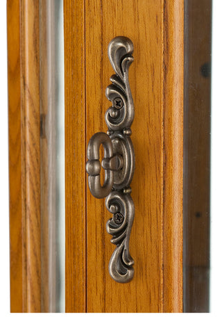 Diane Lighted Corner Curio Cabinet