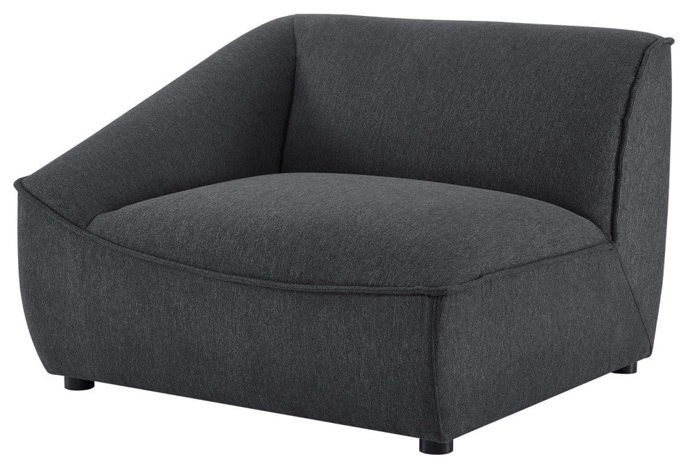 Sectional Sofa Set, Fabric, Dark Gray, Modern, Living Lounge Hospitality