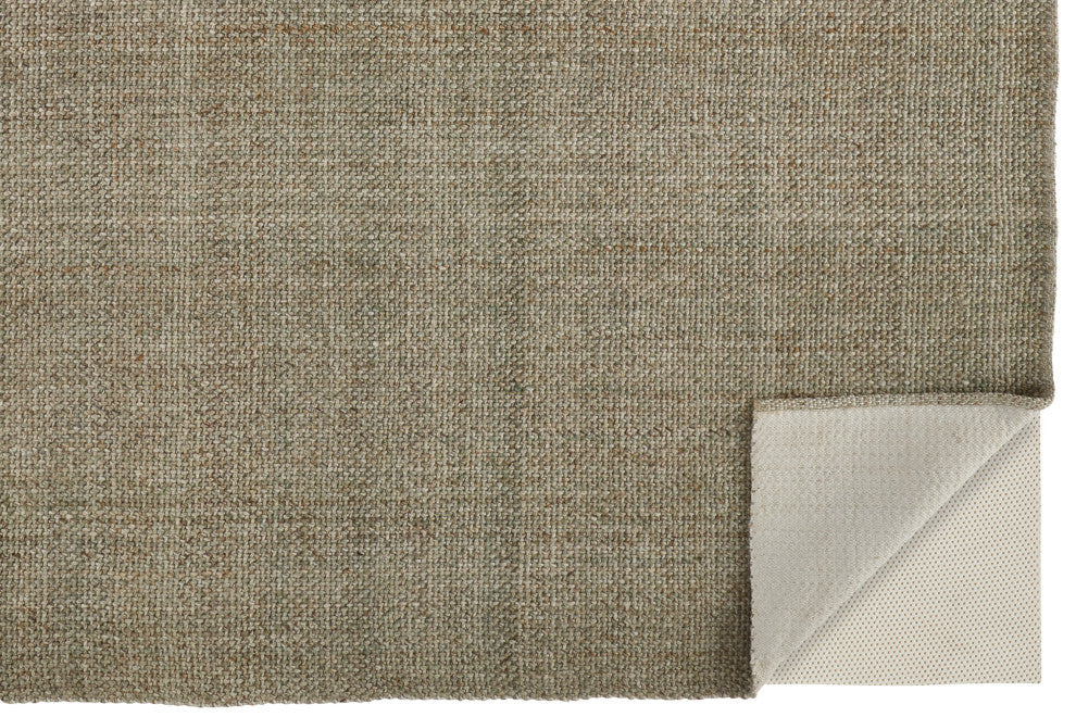 Weave & Wander Siona Space Dyed Flatweave Rug, Green, 9' X 12'