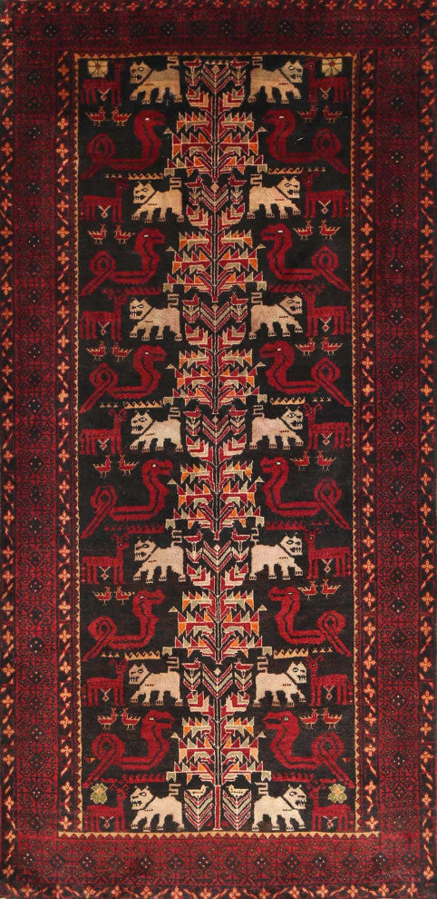 Ahgly Company Indoor Rectangle Traditional Area Rugs, 3' x 5'