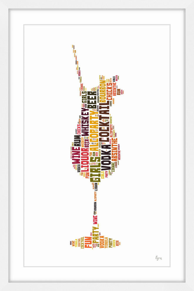 "Vodka Party" Framed Painting Print, 24"x36"