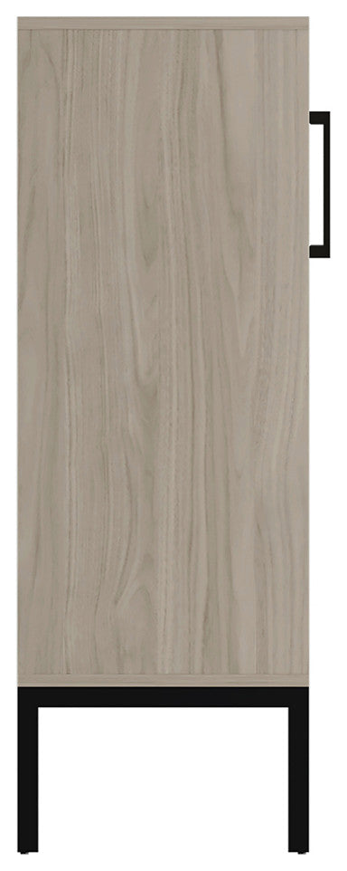 Talmage Modern Bar Cabinet, Birch