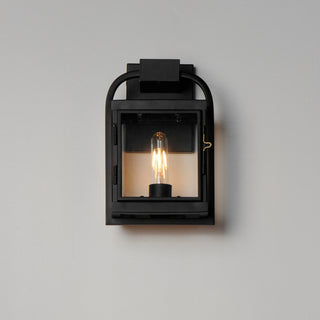 Maxim 30801 Bonham 12" Tall Outdoor Wall Sconce - Black