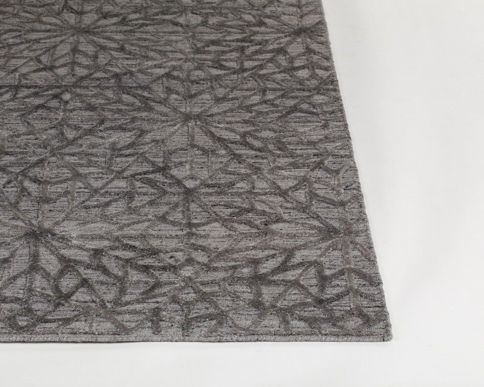 Nimah Area Rug, Gray/Silver, 5'x7'6"