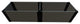 Weathered Wood 2' X 8' X 22" Raised Garden Bed - 1" Profile