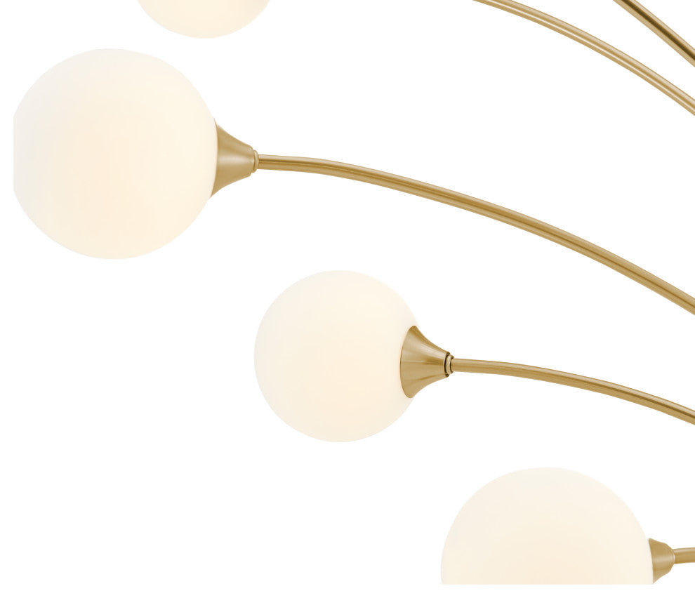 Anechdoche Gold LED Floor Lamp, 5 Lights