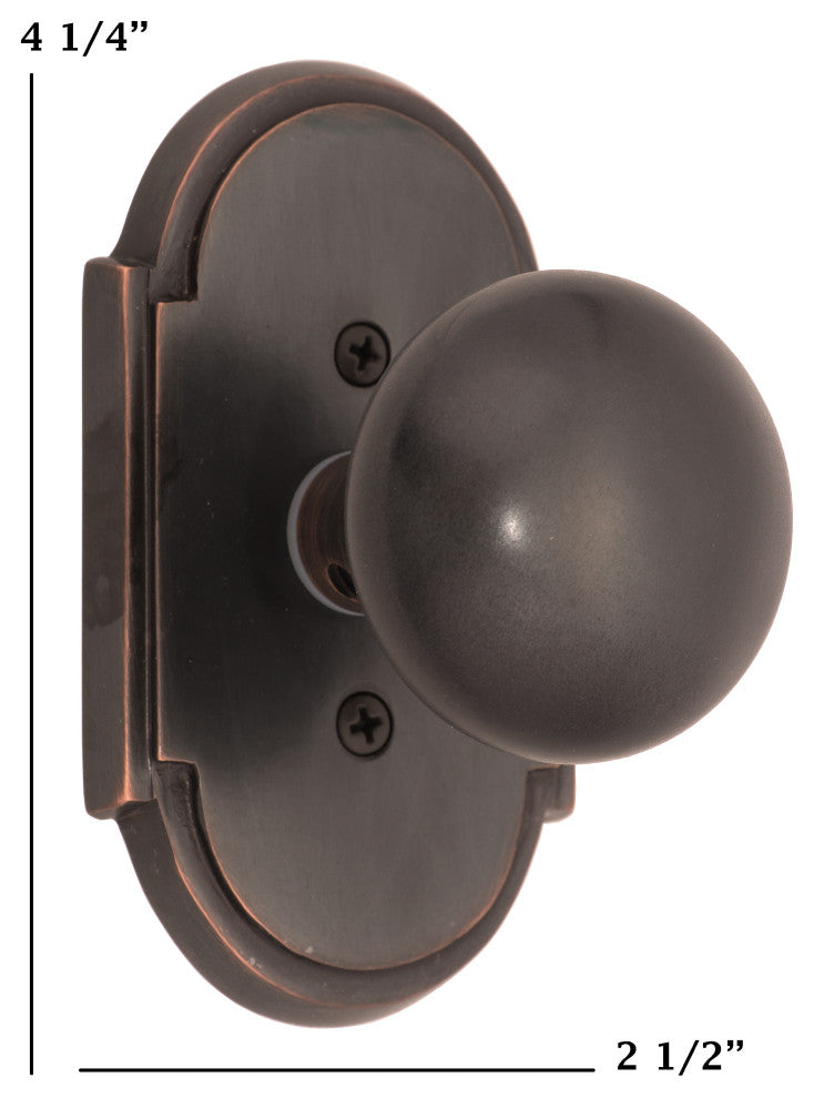 Palladian Plate Passage Set - 2-3/8"