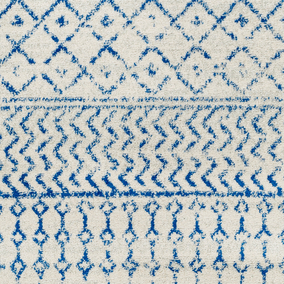 Surya Elaziz ELZ-2368 Machine Woven Area Rug, Cream, 4' x 6'
