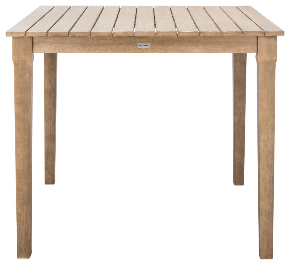 Safavieh San Salvador Patio Bar Table, Natural