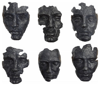 Uttermost Self-Portrait Metallic Wall Decor, Set/6