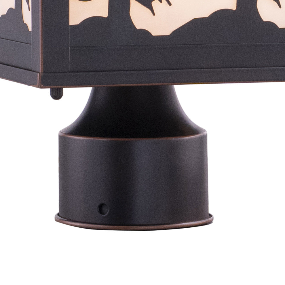 Yosemite 8" Tree Outdoor Post Light Burnished Bronze
