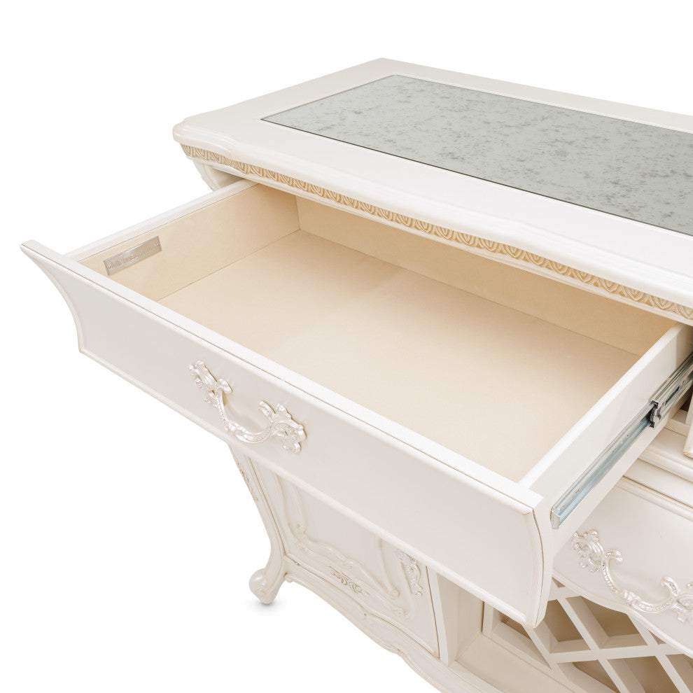 Lavelle Sideboard with Mirror - Classic Pearl