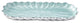 Peony 14" Rectangular Tray, Aqua