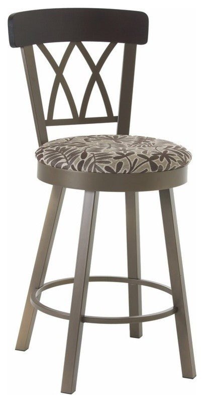 Amisco Brittany Swivel Stool, 30"