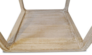 Salvaged Washed Elm Bedside Table