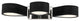 George Kovacs P5343-572-L, Side Step, 3-Light Bath