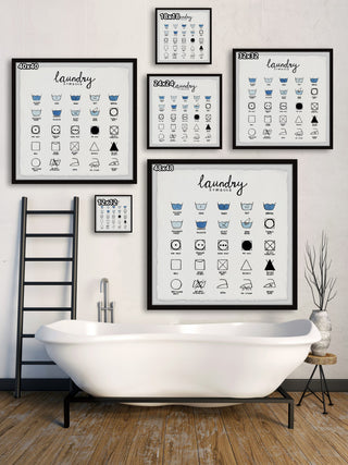 "Tumble Dry" Framed Painting Print, 32x32