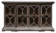 Uttermost Belino 4-Door Contemporary Wood Chest in Silver/Brown