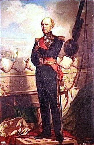 Charles Zacharie Landelle Charles Baudin Amiral de France Wall Decal