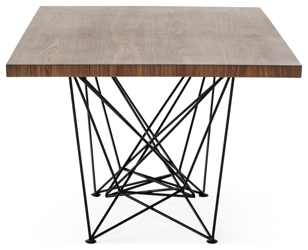 Modrest Naomi Modern Walnut Dining Table